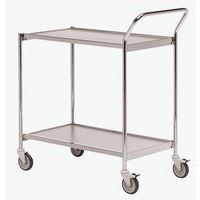 Table roulante structure chromée - Capacité 150 kg - Helge Nyberg