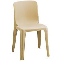 Stoel DENVER - stapelbaar en koppelbaar, M4, beige