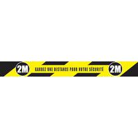 Strip voor sociale afstand - voor buitengebruik - 1 m x 7,5 cm