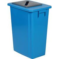 Afvalbak voor afvalscheiding - Papier, verpakkingen en glas - 60 l - Probbax