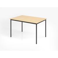 Table de réunion à pieds carrés - 120x80 cm - Hammerbacher