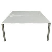 Bureau wit 160 x 160 x 73 cm - refurbished