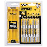 Decoupeerzaagblad voor hout 10-delig + 1 cassette DT2296-QZ - Dewalt