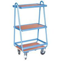 Servante plateaux fixes 3 plateaux bois 600 x 400 mm - FIMM