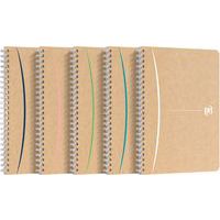 Cahier Touareg 148x210 100p 90g recycle Q5/5 assorti - Oxford