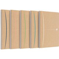 Cahier Touareg 210x297 100p 90g recycle Q5/5 assorti - Oxford