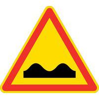 Panneau de signalisation temporaire AK2 Dos d'âne - Lacroix