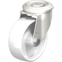 Roulette pivotante inox a trou central - roue en polyamide - Blickle