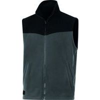 Mouwloos fleecevest - Gilli - Donkergrijs-zwart - Delta Plus