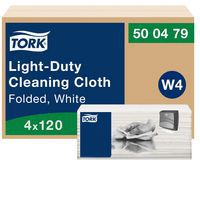 Lichte reinigingsdoeken, wit, W4 - Tork