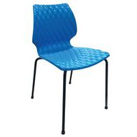 Kantinestoel blauw - refurbished