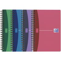 Schrijfblok office spiraal 11x17 180p 90g geruit 5/5 - Pak 10 - Oxford