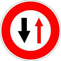 Panneau signalisation B15 CLP circulation venant sens inverse - Kelias