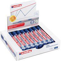 Pack Eco marqueurs e660 17+ 3 offerts bleus - EDDING