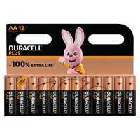 Alkalinebatterij AA Plus 100% - 4 - 8 of 12 eenheden - Duracell