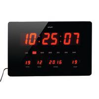 LED-klok rood Chronos - Orium