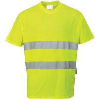T-shirt Comfort Katoen Geel S172 Portwest