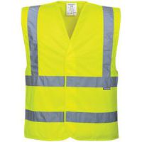 Vest Two Band & Brace Hi-Vis Geel C470 Portwest