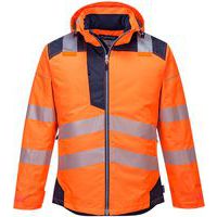 Winterjack PW3 Hi-Vis Blauw/oranje T400 Portwest