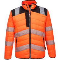 Jas met hoge zichtbaarheid Baffle PW371, zwart/oranje - Portwest