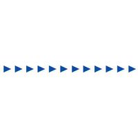 Signalétique pour porte vitrée - Chevrons - Novap