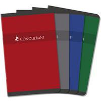 Notitieboek 7 geniet 90x140 96p 70g geruit 5/5 - Pak 10 - Conqueror