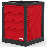 Meuble établi 4 tiroirs : 3 tiroirs 150 mm, 1 tiroir 225 mm - Sam