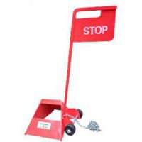 Wielblok met stopbord van Habrial Manutention