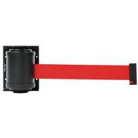 Wandhouder met band, Band kleur: Rood, Band lengte: 4 m, Gebruik: Tertiaire sector Magazijn/Opslagruimte