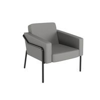 Imitatieleren fauteuil Medso, klassiek - Maat L - Meet by Paperflow