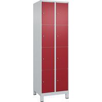 Armoire à casiers Classic PLUS sur pieds - 8 casiers - C+P