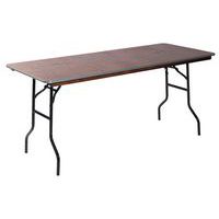 Buffettafel hout inklapbaar, rechthoekig 220x76 cm - Veba