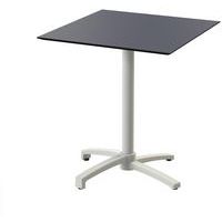 Bistrotafel X Cross met beige onderstel + HPL-blad - Veba