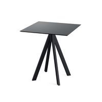 Infinity bistrotafel met zwart onderstel + HPL-blad - Veba