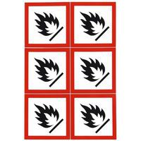 CLP-bord - Ontvlambaar - Zelfklevende etiketten