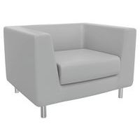 Fauteuil Florin finition enduit PVC EN 1021-1/2- Manutan Expert