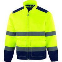 Hogezichtbaarheidsjas klasse 2 - Geel-marineblauw - Delta Plus