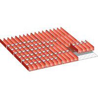 Set kunststof inzetbakjes voor LISTA-lades - Breedte 71 cm