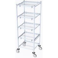 Chariot porte bacs GN - 18 cases par niveaux - Tournus equipement