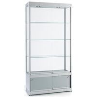Vitrinekast met opbergruimte - 100×40×200 cm - Sarazino