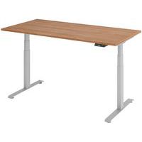 Elektrisch bureau 160 x 80 cm onderstel grijs - Manutan Expert