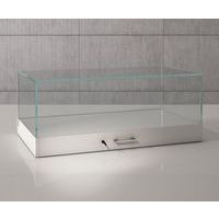 Expositievitrine, stolp, 100×51×41 cm - Wit - Sarazino