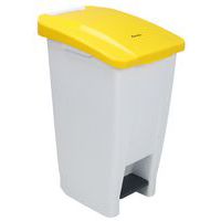 Mobiele afvalbak met pedaal - 60 l - Manutan Expert