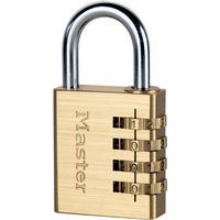 Cijferslot met messing afwerking - Master Lock