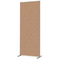Cloison Deco En Tissu Hexagone Beige - Showdown Displays