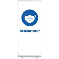 Roll-Banner Budget 85 Komplett-Set Port du Masque Obligatoire - Showdown Displays