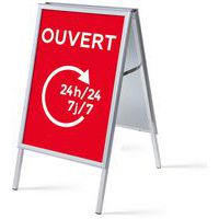 Stop-Trottoir A1 Ensemble Complet Ouvert 24/7 Rouge - Showdown Displays