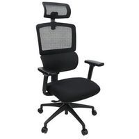 Siège de bureau reconditionné - Noir avec têtière