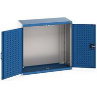 Kast Cubio met geperforeerde deur - H 1200 x B525 mm - Bott