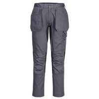Stretch Broek met holsterzakken Eco WX2 CD883 Grijs - Portwest